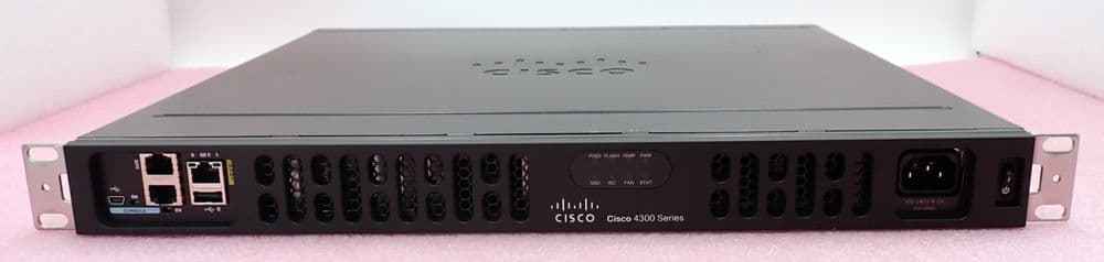 Cisco ISR 4331 4300 Integrated Services Router ISR4331/K9 2x NIM Slots ...