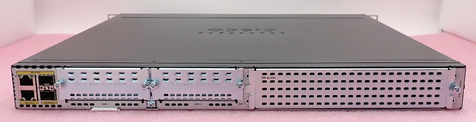 Cisco ISR 4331 4300 Integrated Services Router ISR4331/K9 2x NIM Slots ...