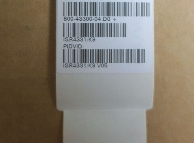 Cisco ISR 4331 4300 Series 1U Integrated Services Router ISR4331/K9 2x ...