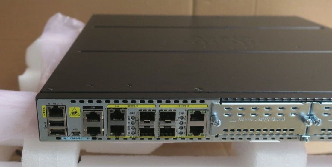 Cisco ISR 4431 1U Integrated Services Router ISR4431/K9 3x NIM Slot 1x ...