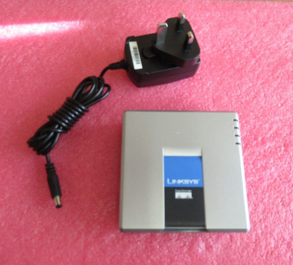 Cisco Linksys PAP2T 2 Port VoiceOverIP Analog Telephone Adapter