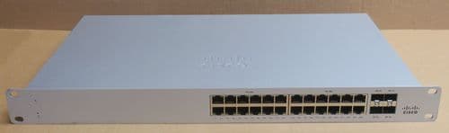 Cisco Meraki MS120-24P 24x 1GbE PoE + 4x 1GbE SFP 1U Managed Switch UNCLAIMED