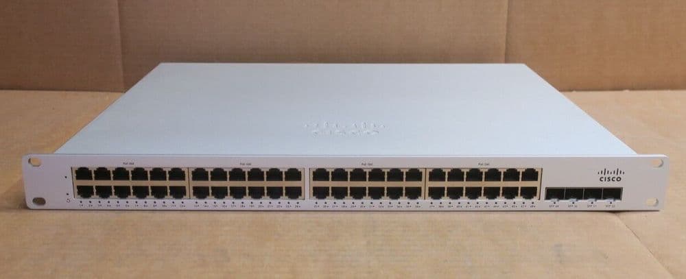 Cisco Meraki MS210-48LP 48x 1GE PoE 4x SFP Cloud Managed Switch UNCLAIMED