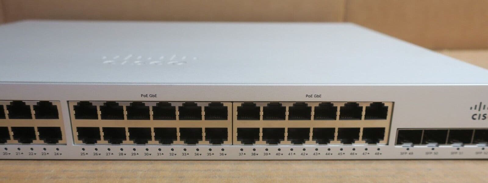 Cisco Meraki MS210-48LP 48x 1GE PoE 4x SFP Cloud Managed Switch UNCLAIMED