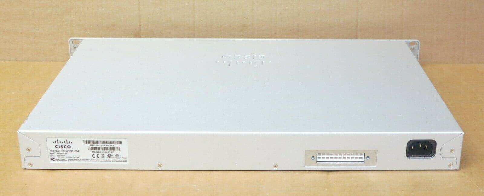 Cisco Meraki MS22024P Cloud Managed 24x 1GB Managed L2 Switch