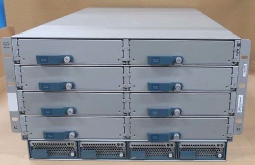 Cisco N20-C6508 UCS 5108 Blade Server Chassis w/4xPSU/8xFAN/2xUCS 2104XP
