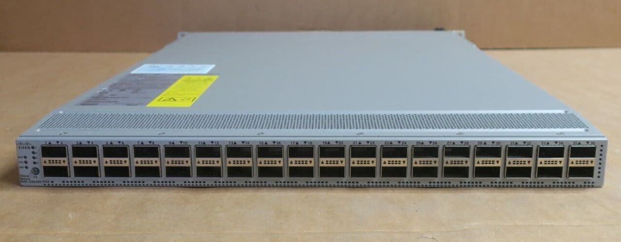 Cisco Nexus 9336C-FX2 36x 40/100Gbps QSFP28 Ports 1U Switch