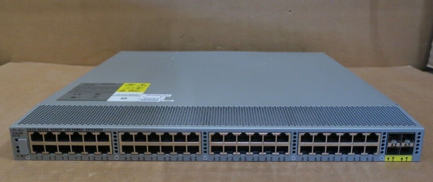 Cisco Nexus N2KC2248TP1GE 2248TP Fabric Extender 48x 1GbE 4x SFP Ports