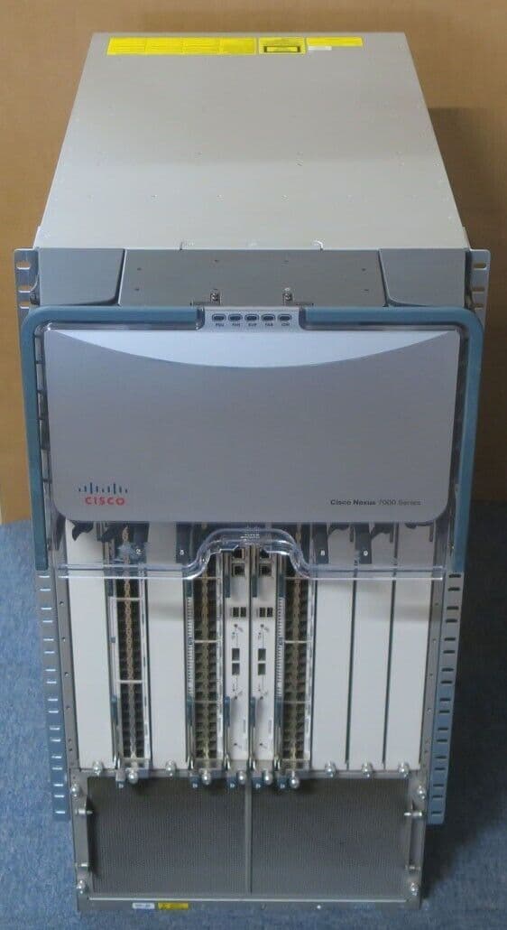 Cisco Nexus N7K-C7010 21U Network Chassis 2x N7K-F248XP-25E
