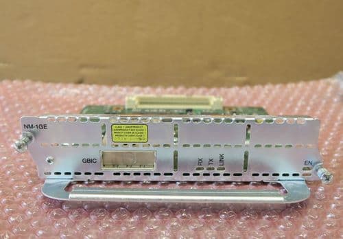 Cisco NM-1GE Single Port GBIC Gigabit Ethernet Expansion Module For Routers