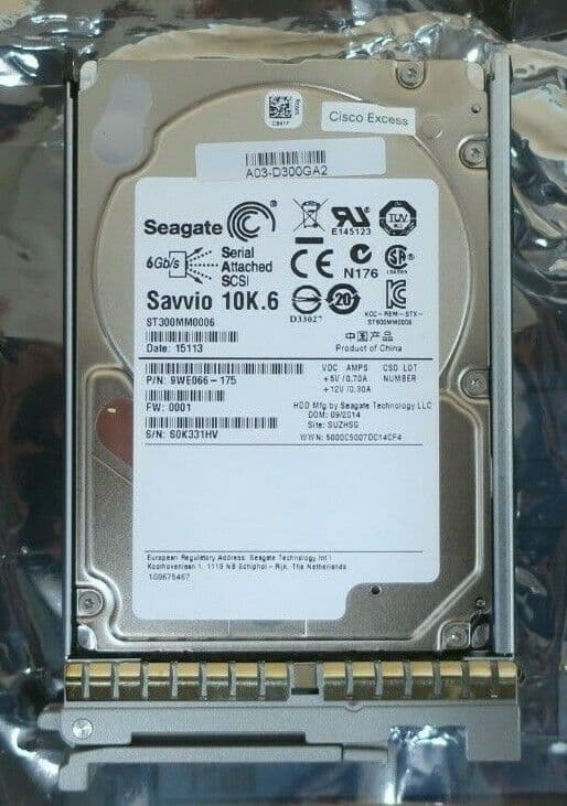 CISCO A03-D300GA2 - Cisco 300GB 6G SAS 10K SFF HDD/hot Plug/drive - Foto 6