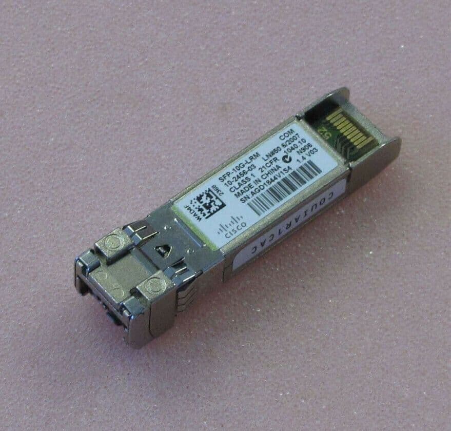 Cisco SFP-10G-LRM SFP LC 1310nm MMF SMF 220m Transceiver Module 10-2456-03