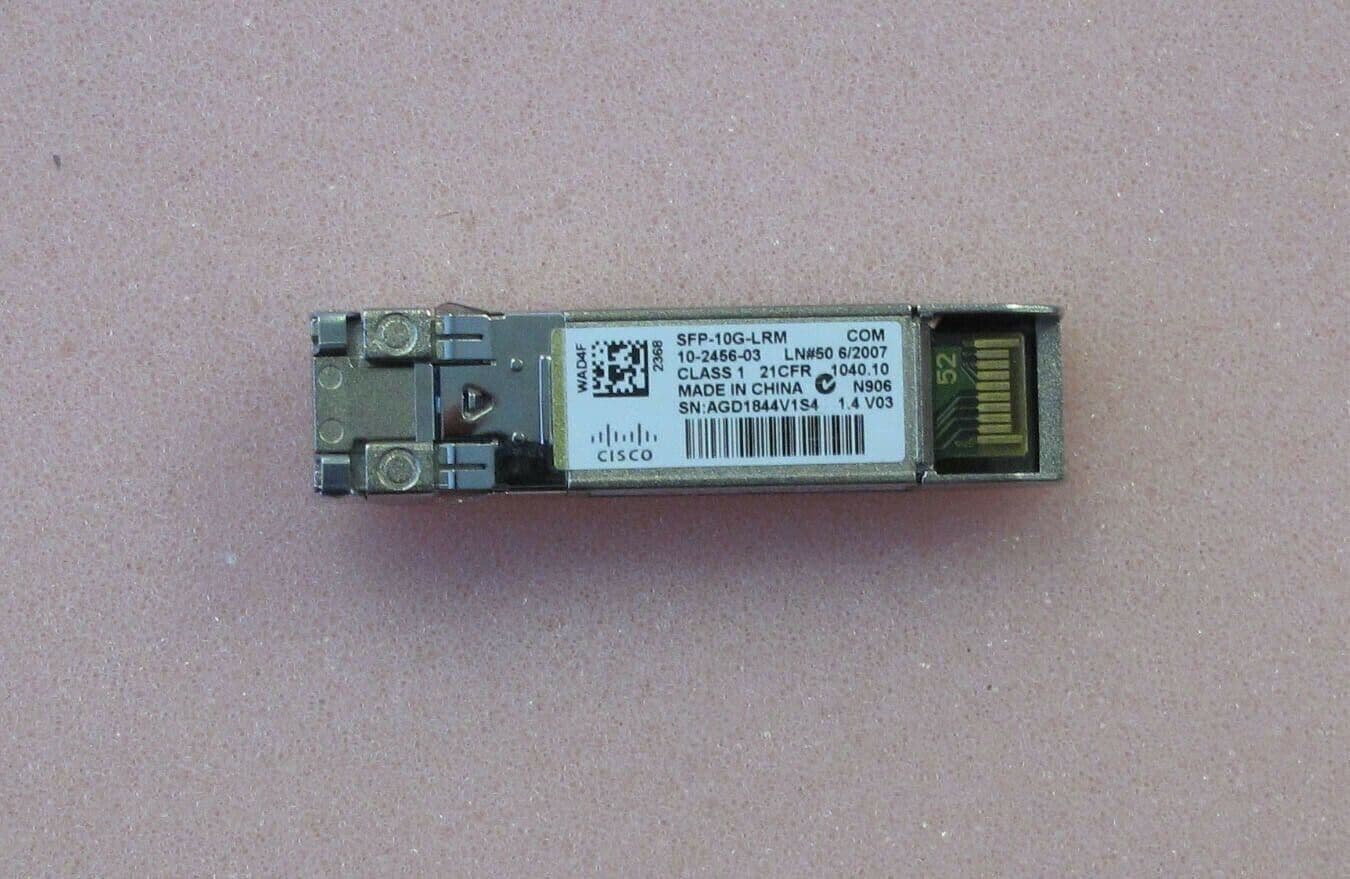 Cisco SFP-10G-LRM SFP LC 1310nm MMF SMF 220m Transceiver Module 10-2456-03