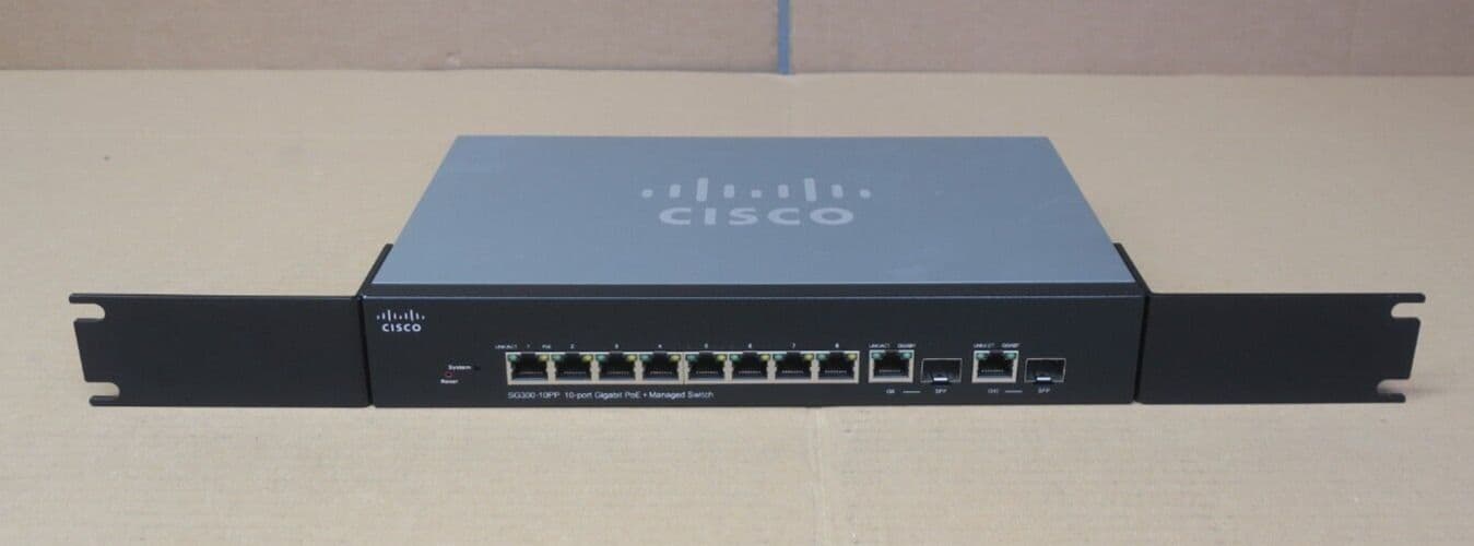 Cisco SG300-10PP 8x 1GbE PoE 2x Combo 1Gb SFP Ports L3 1U