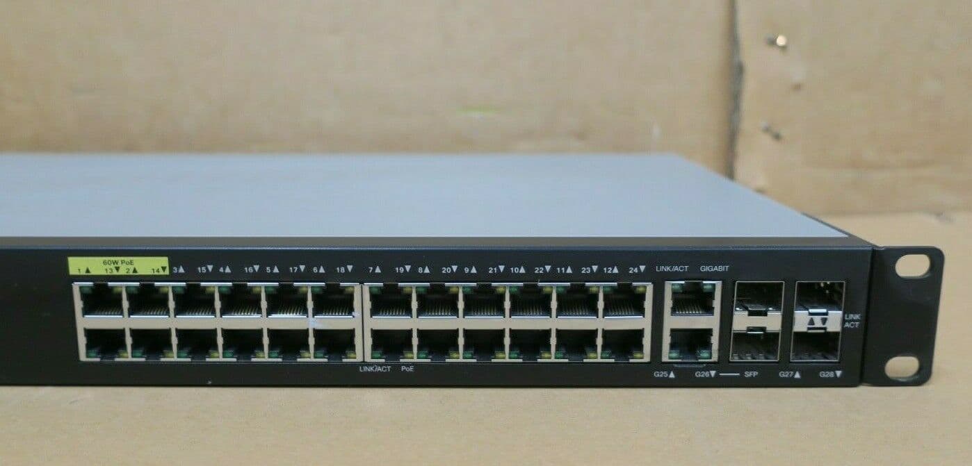 Cisco SG350-28P 28-Port PoE Managed L3 Gigabit Ethernet Switch 2x GbE ...