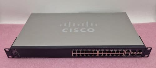 Cisco SG500-28-K9 28 Port Gigabit 10/100/1000 Managed Stackable Switch