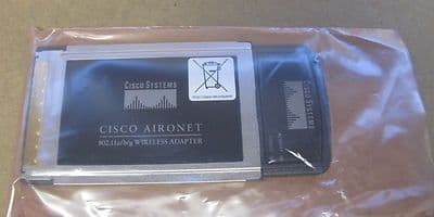 Cisco Systems Aironet Air-CB21AG-E-K9 802.11 a/b/g Wireless Adapter