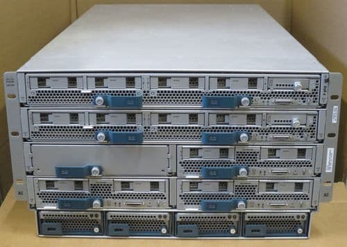 Cisco UCS 5108 6 Slot Blade Chassis 2x B440-M2 3x B200-M3 2x UCS 2208XP 4x PSU
