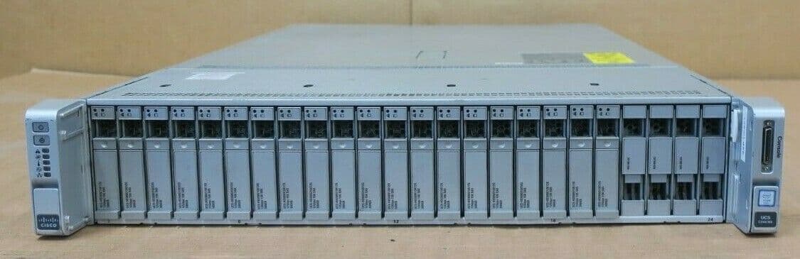 Cisco UCS C240 M4 2U Server 2x 12C E5-2690V3 2 60GHz 128GB