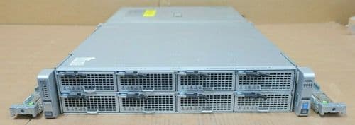 Cisco UCS M4308 Chassis + 8x UCS M142 Compute Cartridge 2x E3-1240Lv3 64GB Ram