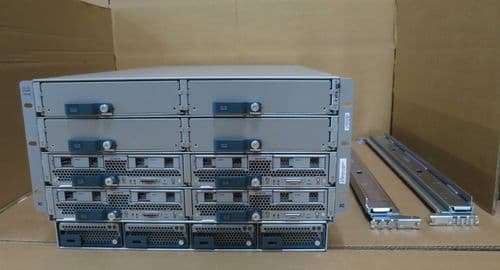 Cisco UCS5108 4x B200 M3 Blade Servers 8 x E5-2650 V2 2.6GHz 1024Gb RAM 10G VIC