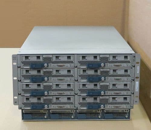 Cisco UCS5108 + 8 x B200 M3 Blade Servers 16x SIX-CORE 2.00GHz, 768Gb RAM, 10Gb VIC
