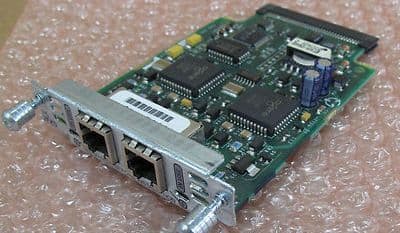 Cisco VIC-2FXS 2-Port ISDN Voice Module Card 28-2081-04 TESTED