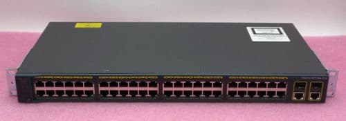 Cisco WS-C2960+48TC-L Catalyst 2960 Series SI 48 Port 1GbE RJ-45 Network Switch