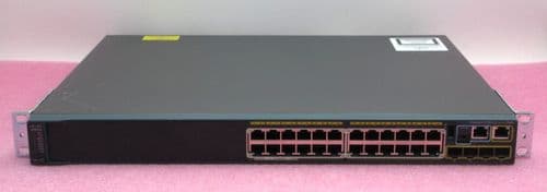 Cisco WS-C2960S-24PS-L 2960-S 24x 1GbE PoE+ + 4x 1Gb SFP Port Switch