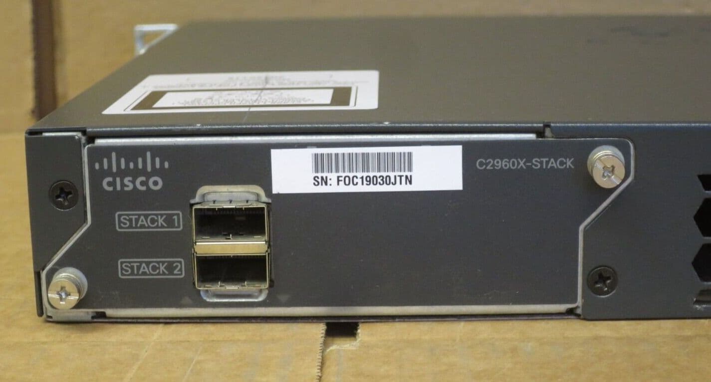 Cisco WS-C2960X-48TS-L 48xRJ45 10/100/1000 4xSFP Managed Stack Ethernet ...