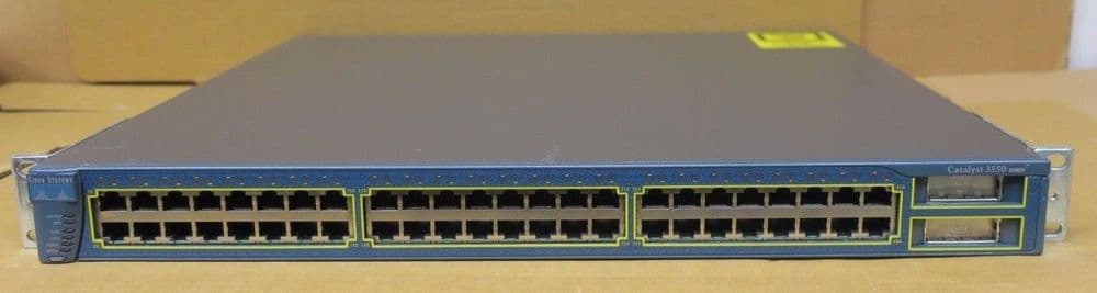 Cisco WS-C3550-48-SMI 3550 48x 10/100 2x 1000Base-X Port 1U Ethernet Switch