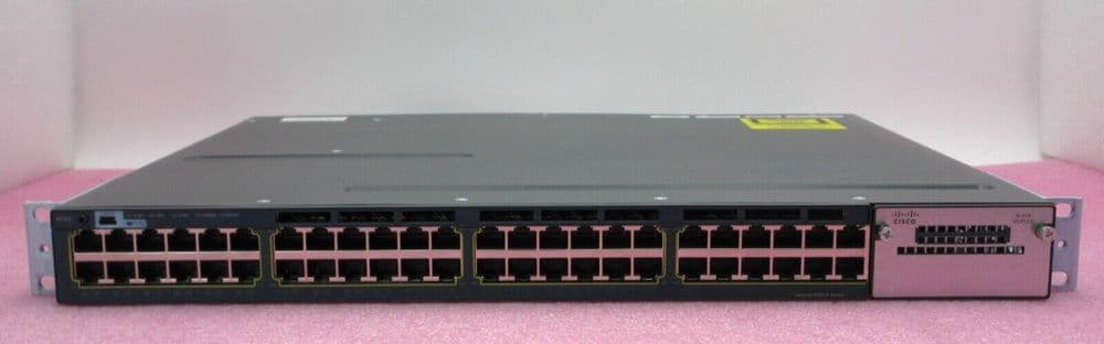 Cisco R42160 Rack Cisco WS-C3560X-48T-S 48-Port 1GbE RJ-45 L3 Rack Mount Managed 1U Switch