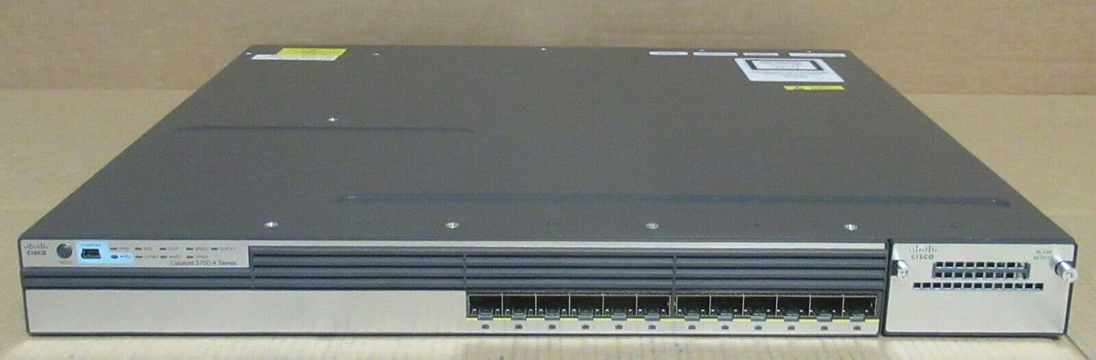 Cisco WS-C3750X-12S-E 12-Port Gigabit Ethernet Switch PSU C3KX-PWR