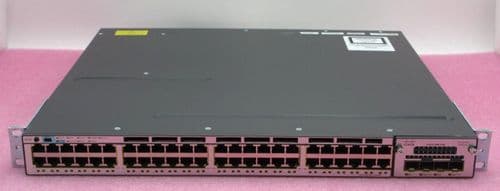 Cisco WS-C3750X-48T-S 48-Port 1Gb L3 Managed Switch + 4-Port 10G SFP C3KX-NM-10G