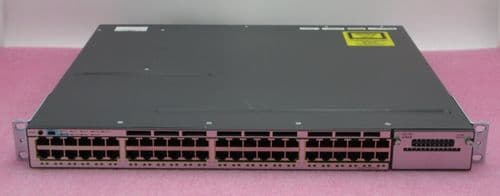 Cisco WS-C3750X-48T-S 48-Port 1GbE RJ-45 L3 Rack Mount Managed 1U Switch