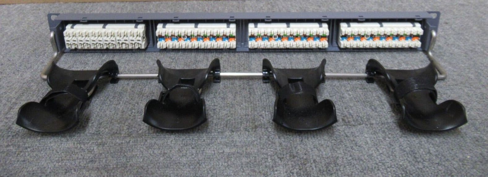 CommScope 811889 SYSTIMAX 360 24 Port Cat6 UTP Patch Panel Rear Cable ...