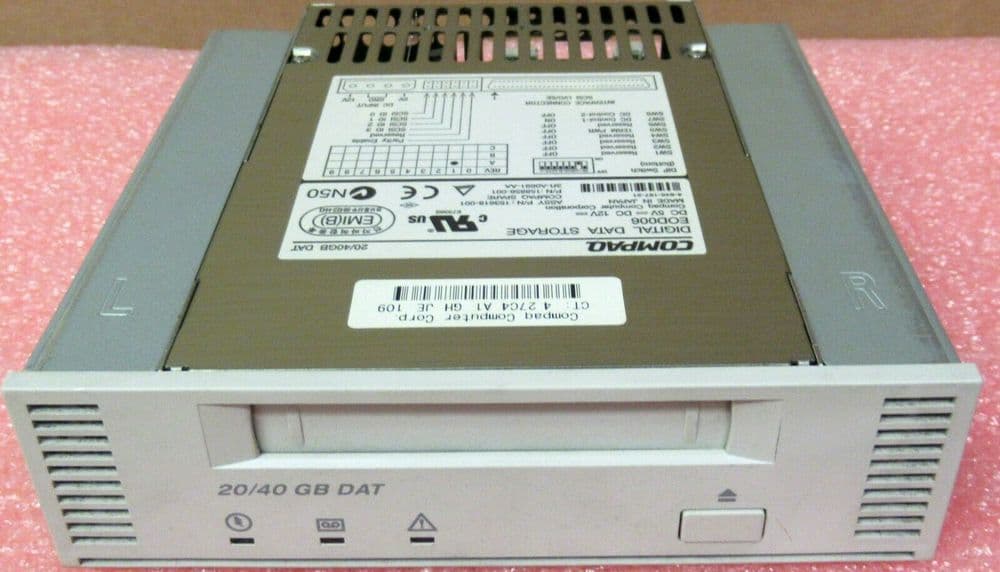 Compaq EOD006 20/40GB DAT Digital Data Storage DDS Tape Drive 158856-001