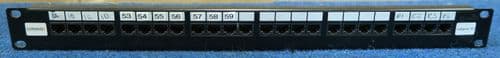 Connectix CAT5e 24-port RJ45 1U Rackmount Network Patch Panel