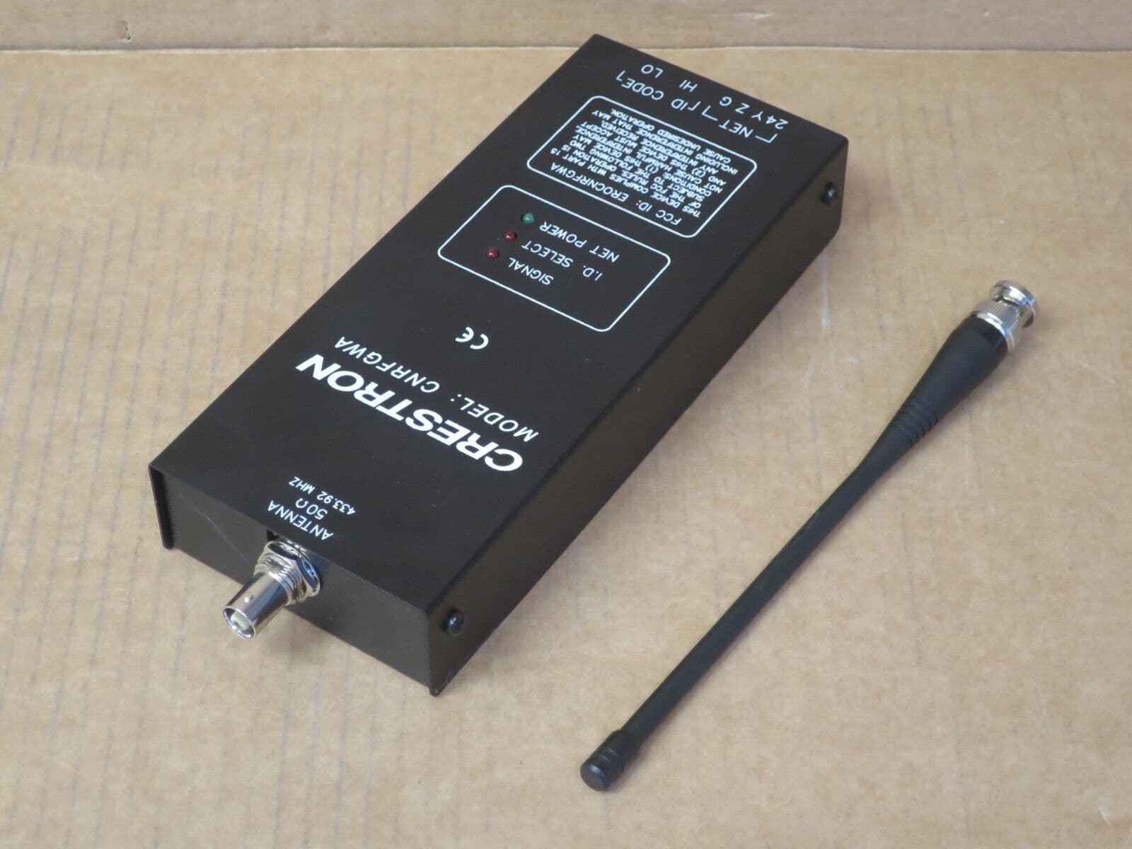 Crestron CNRFGWA 433MHz 1Way RF Gateway Receiver for ST1550C ST1700C