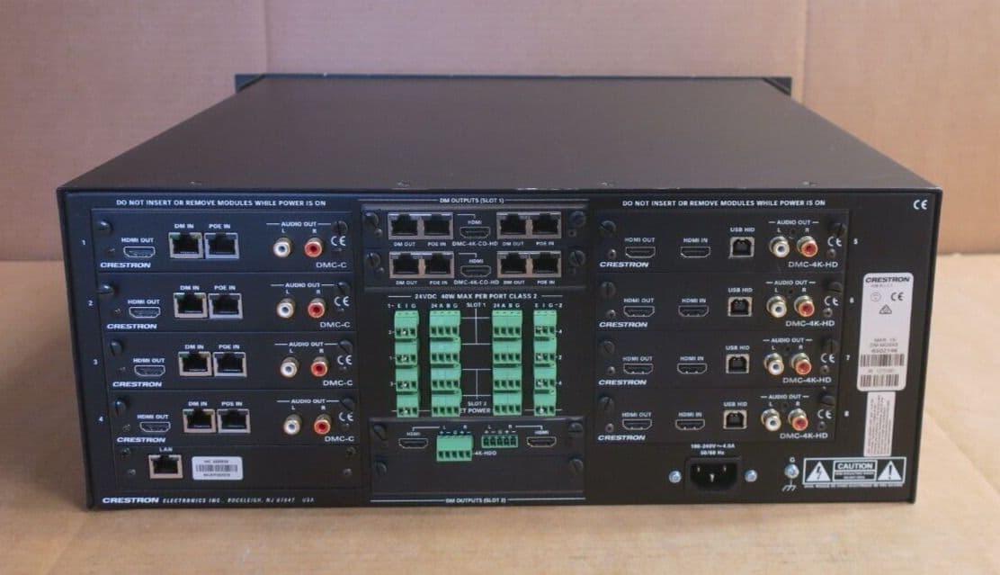 Crestron DM-MD8X8 8x8 High Definition Digital Media Switcher 6502146 ...