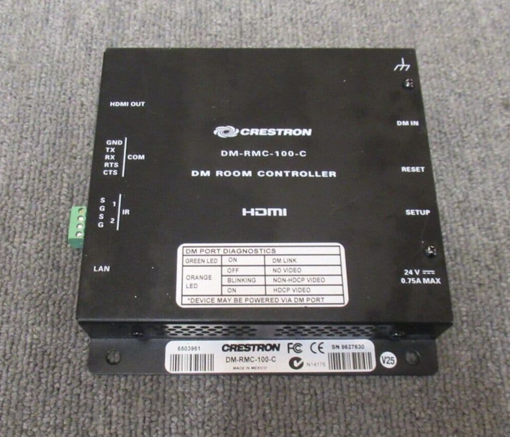 Crestron DMRMC100C DigitalMedia 8G Receiver And Room Controller 100 HDMI