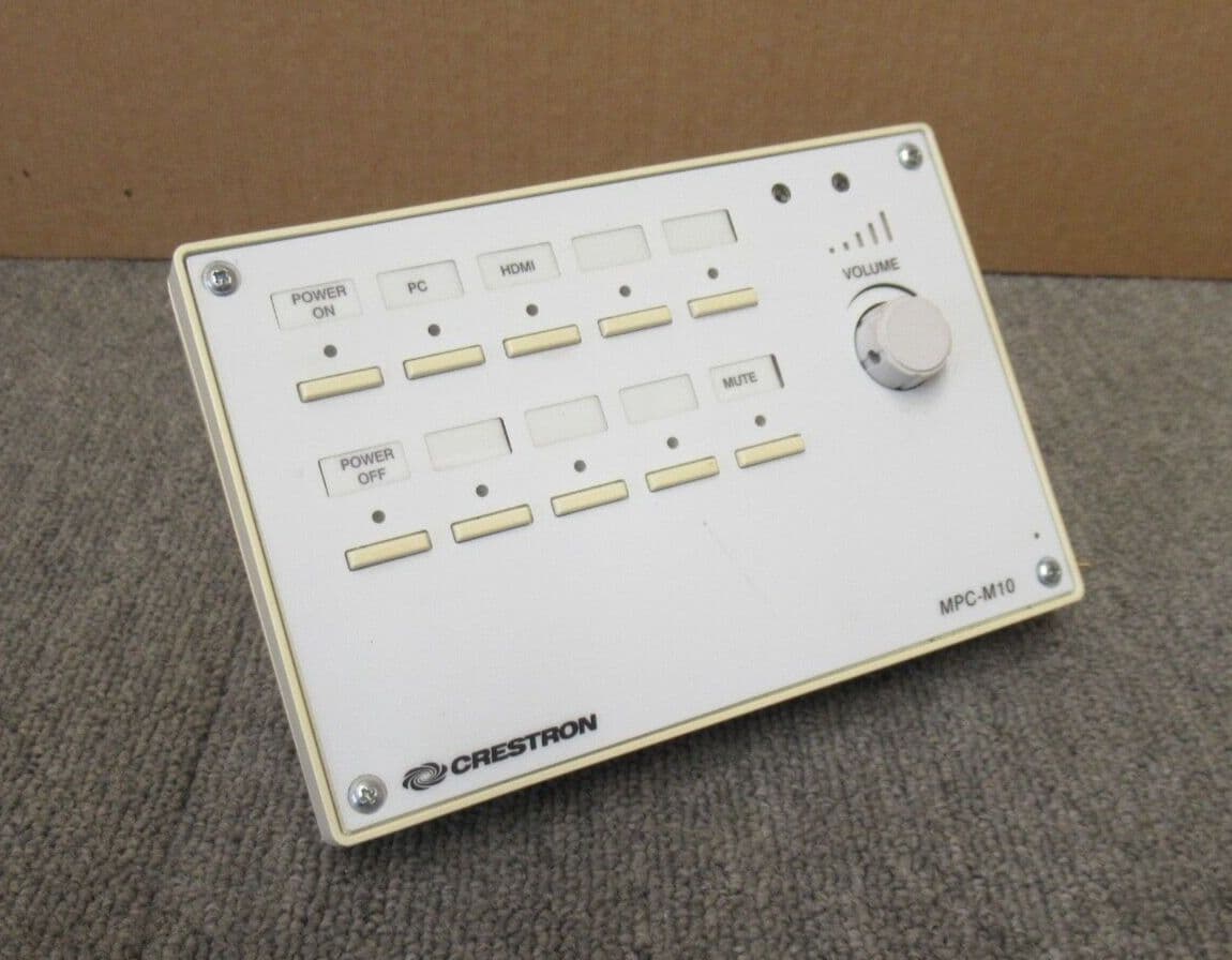 Crestron MPCM10 Desk Mount Media Presentation Controller White