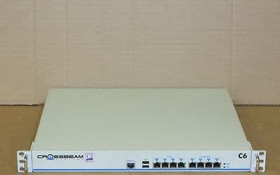 Crossbeam C6 Security Network Switch C6-8C-2 Rackmounted Security Appliance