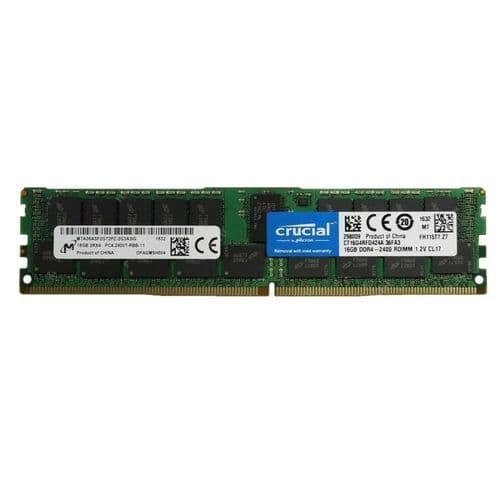 Crucial 16GB 2Rx4 PC4-2400T RDIMM ECC Server RAM CT16G4RFD424A