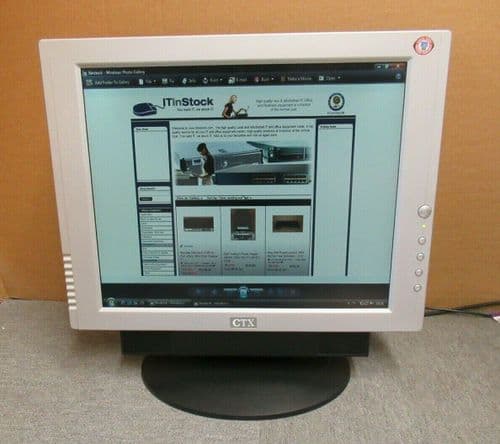CTX P922E 19" LCD TFT Flat Screen Monitor Built In Speakers VGA DVI