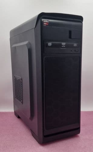 Custom Tower PC AMD FX6300 Black, 8GB DDR3 1600MHz, Sandisk 240GB SSD, NO OS
