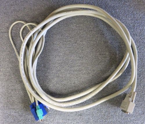 Cybex CIFCA-12A Avocent AutoView 12FT DS1800 PS/2 Keyboard & Mouse VGA KVM Cable