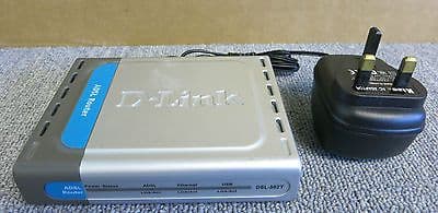 D-Link ADSL Router Modem 1 LAN USB Filter Ethernet - Model DSL-502T