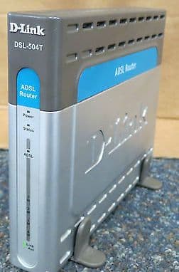 D-link DSL-504T ADSL Router With Built In 4-Port Switch DSL-504T/UK With Stand