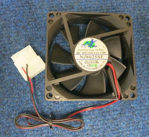 DC 12V 0.06A Low Noise Long Life DC Brushless Server Cooling fan NJ8025SE